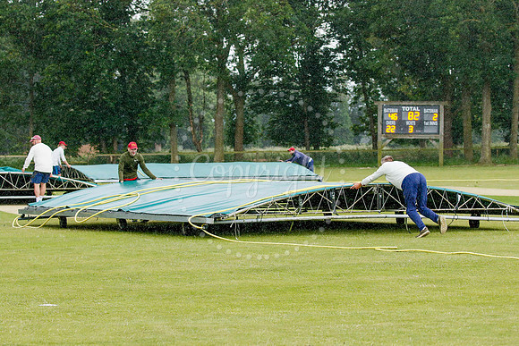 Cricket action from Garboldisham vs Sprowston