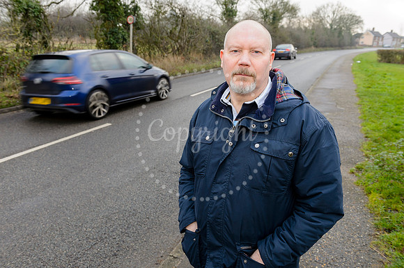Mike Bardwell is opposed to a newly proposed link road