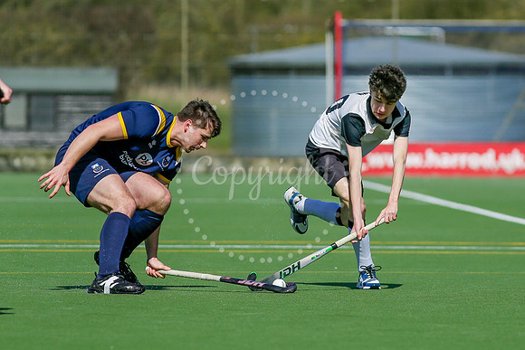 Hockey action from Harleston Magpies Men’s II vs UEA