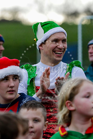 Santa v Elves at Harleston Magpies Hockey Club
