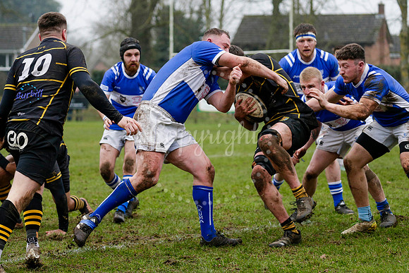 Rugby action from Diss RFC vs Ipswich.