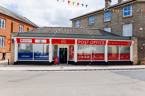 Diss Post Office which has moved to 35e Mere Street