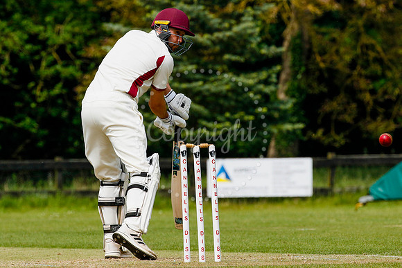 Cricket action from Old Buckenham vs. Great Melton
