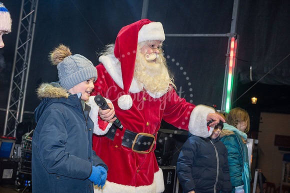 Newmarket Christmas Lights switch on. Picture by Mark Westley