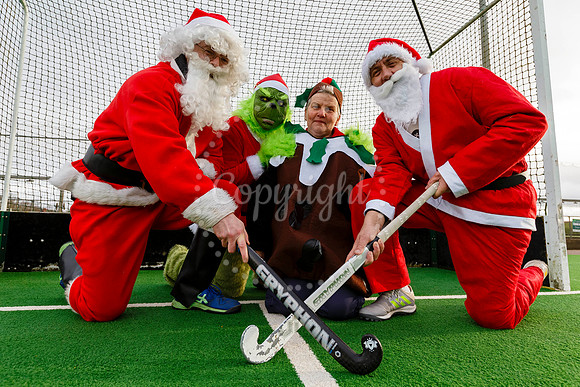 Santa v Elves at Harleston Magpies Hockey Club