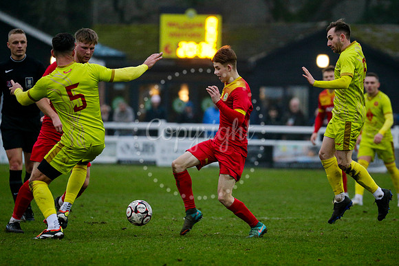 Football action from Walsham-le-Willows vs Whitstable Town
