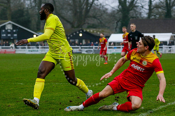 Football action from Walsham-le-Willows vs Whitstable Town