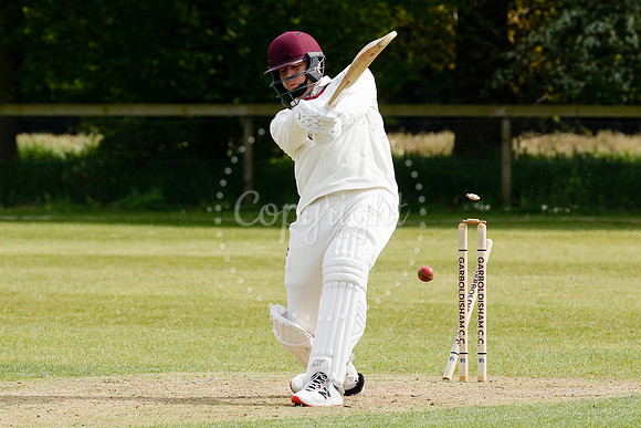 Cricket action from Garboldisham vs Downham Stow in their first