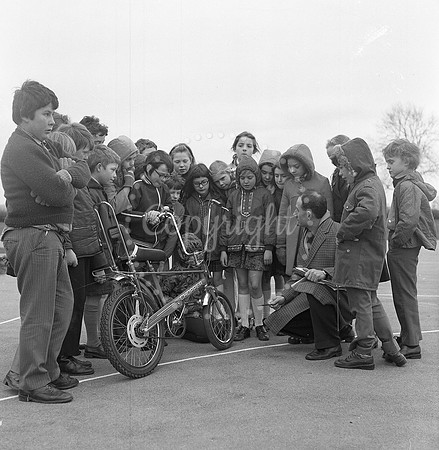 50 years ago - cycle proficiency training at Bleasby