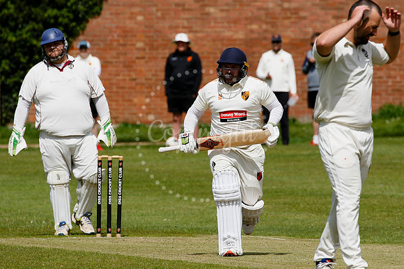 Cricket action from Diss vs Bradenham in their first game of the