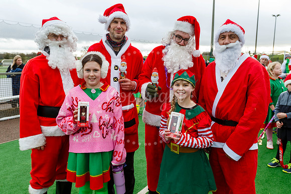 Santa v Elves at Harleston Magpies Hockey Club