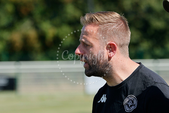 Framlingham manager Liam Abraham