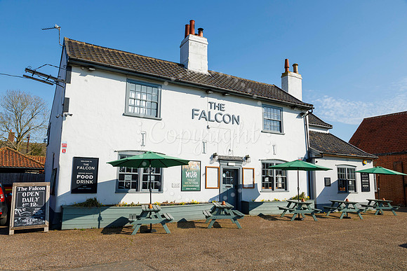 Des Scarborough is the new owner of the Falcon pub in Pulham Mar
