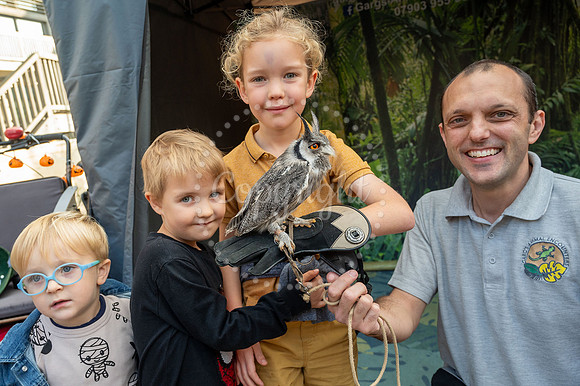 Halloween event for families - Families celebrating Halloween at