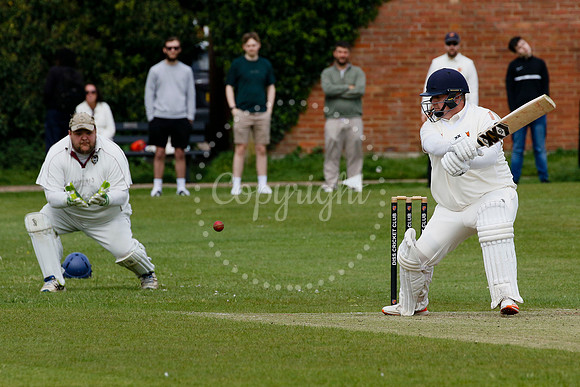 Cricket action from Diss vs Bradenham in their first game of the
