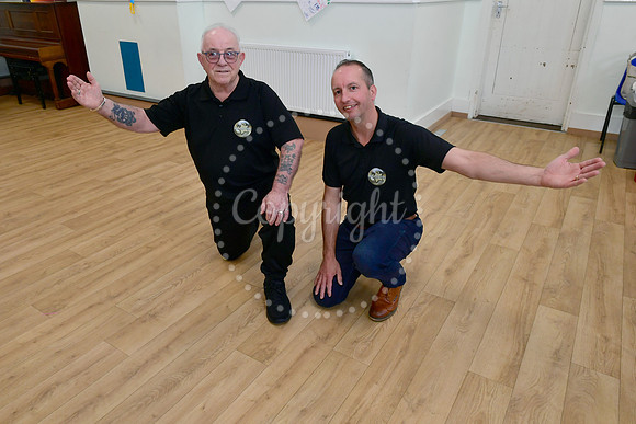 Cheque presentation to St Giles Community Hall