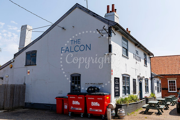 The Falcon pub in Pulham Market