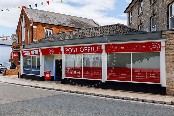 Diss Post Office which has moved to 35e Mere Street