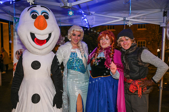 Newmarket Christmas Lights switch on. Picture by Mark Westley