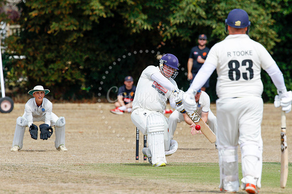 Cricket action from Diss v Cromer