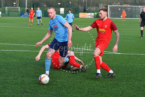 Newark Town v Sleaford Town football action