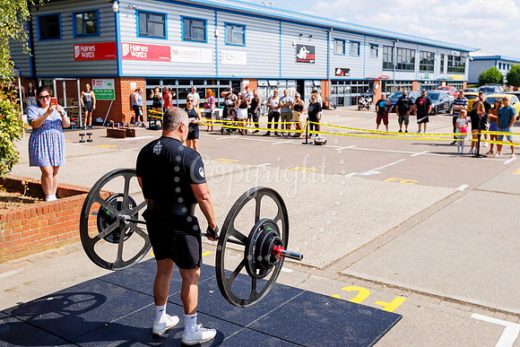 Strongman event at Diss Fit Club in Hopper Way.