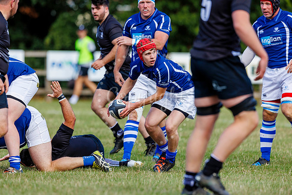 Rugby action from Diss v Holt