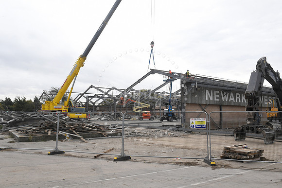 Newark Cattle Market demolition