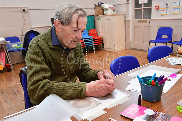 Stained Glass window making workshop at Hope Community Methodist