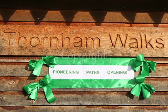 Thornham Walks opening ceremony