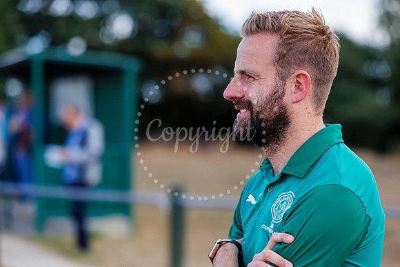 Framlingham FC manager Liam Abraham