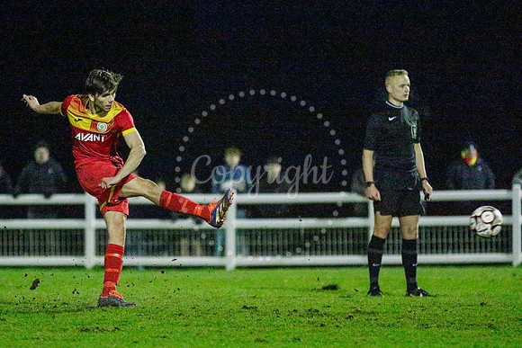 Football action from Walsham-le-Willows vs Whitstable Town