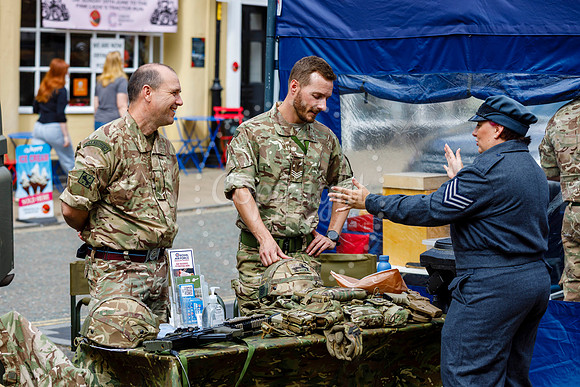 Armed Forces day on Diss Market Place
