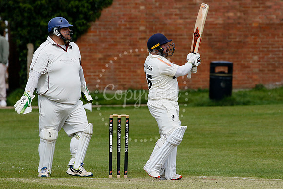Cricket action from Diss vs Bradenham in their first game of the