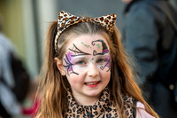 Halloween event for families - Families celebrating Halloween at