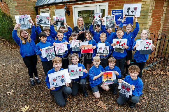 Palgrave CE Primary School's Class 4 won the Diss and District R