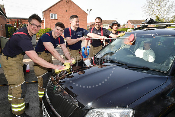 Southwell Fire Station charity car wash