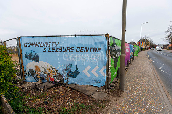 Diss Leisure Centre and former John Grose site