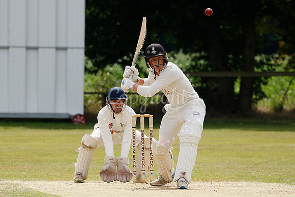 Cricket action from Garboldisham vs Bradfield