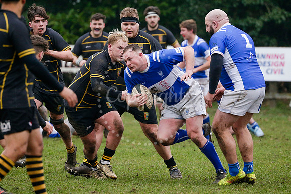 Rugby action from Diss RFC vs Ipswich.