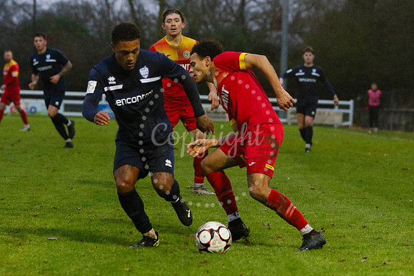 Football action from Walsham-le-Willows vs  Brantham Athletic in