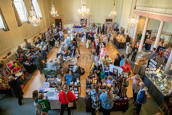 Athenaeum, Bury St Edmunds Christmas craft and gift fair. Pictu