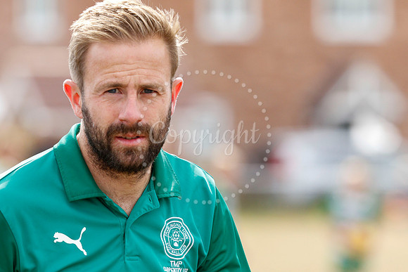 Framlingham FC manager Liam Abraham
