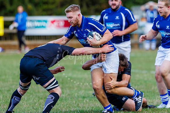 Rugby action from Diss v Holt
