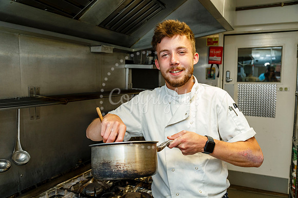 Jack Cronin-Aldridge chef at the Cock Inn pub in Diss.