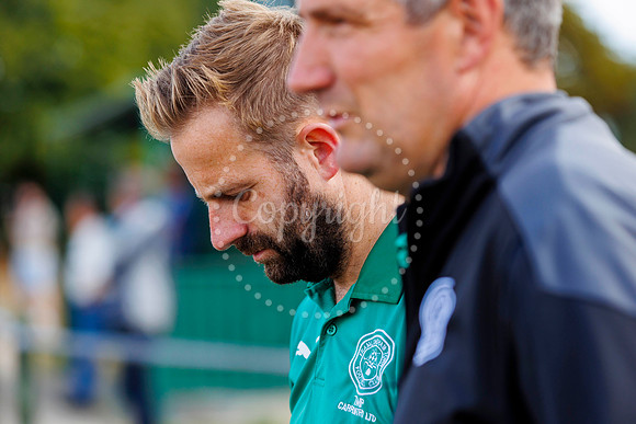 Framlingham FC manager Liam Abraham