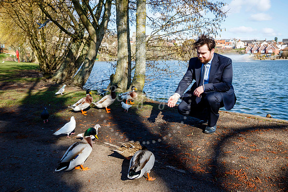 Diss Duck Feeding Station