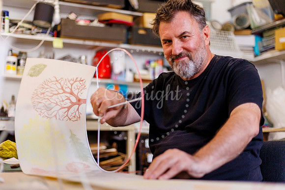 Mike Fenton Artist and Designer at designermakers21 in Diss maki