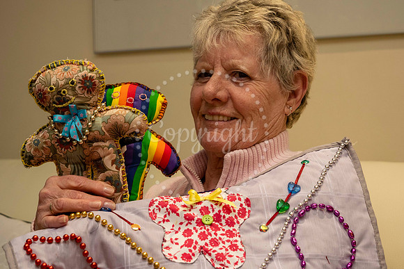 Megan Blackbourn has been sewing lots of fiddle blankets and tra