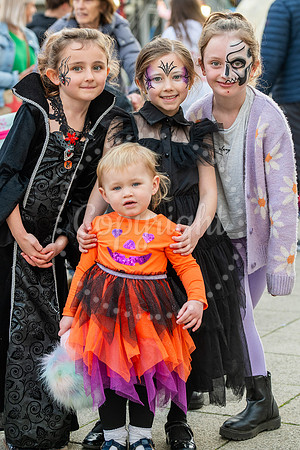 Halloween event for families - Families celebrating Halloween at